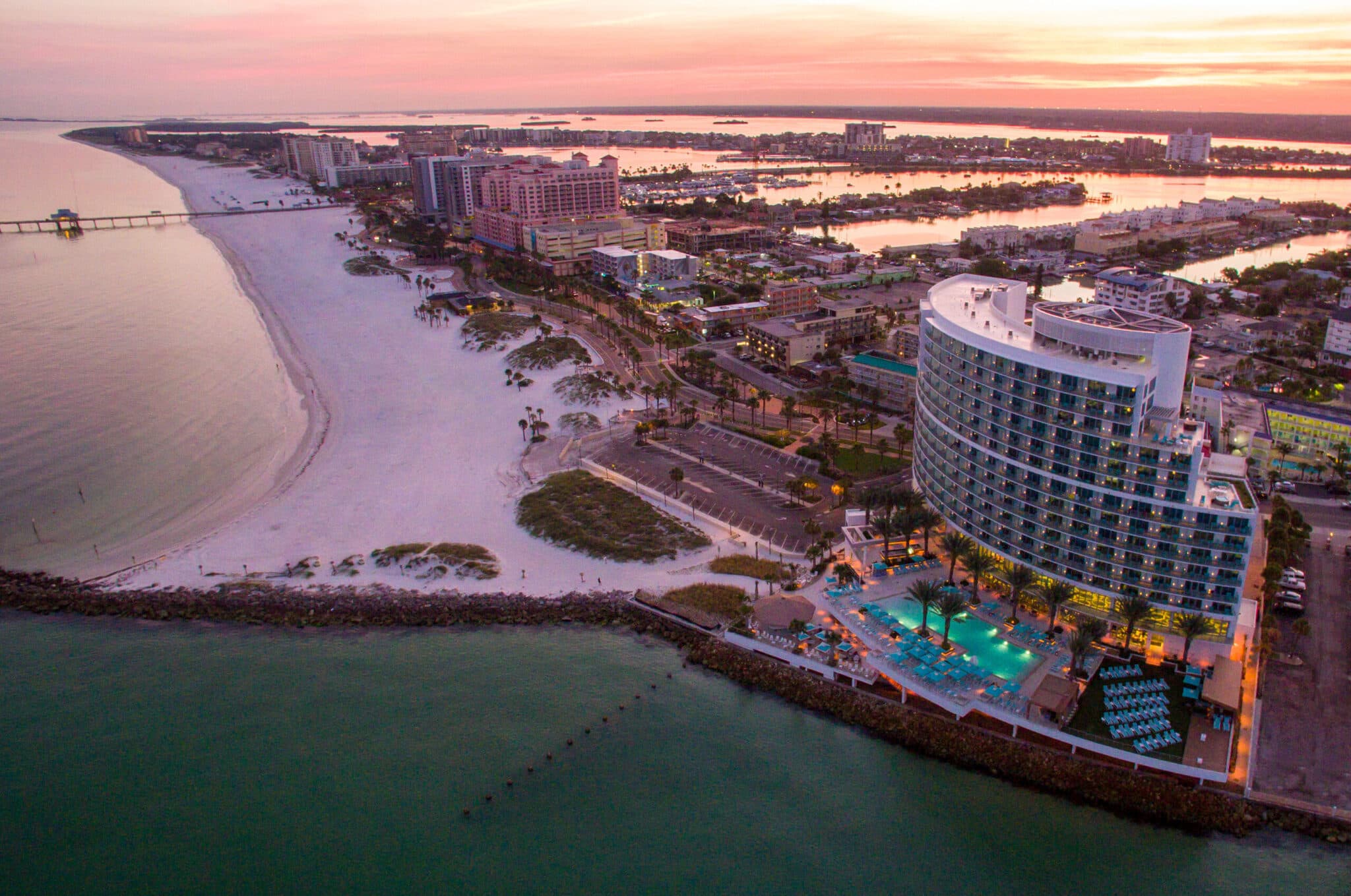 Downtown Clearwater Beach, Florida